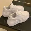 Zapatillas blancas de suela gruesa para mujer 2026 nuevo modelo primavera-verano para aumentar la altura casual transpirables deportivas superventas