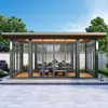 [Nuevo Pabellón de Patio Pintado Estilo Chino] Casa de Lujo Bajo con Habitación Solar Espacio de Vida Exterior Cómodo Personalizado