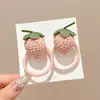 Elástico Marrom Grosso para Rabo de Cavalo Alto, Acessório de Cabelo Que Não Danifica o Cabelo, Scrunchie de Pelúcia, Elástico Grosso Fofo, Acessório de Cabelo