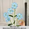 Lirio Simulado de Doble Pétalo Lirio Silvestre Adornos de Decoración para el Hogar Flores Falsas Accesorios para Fotografía Ramo Fondo de Ventana Flores Falsas