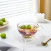 Juego de Taza y Platillo de Café de Lunares, Exquisita Taza de Café de Pétalos para el Té de la Tarde Inglés, Bol de Avena, Taza para Desayuno y Postre