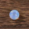 Cuentas Redondas de Piedra Natural Cristalina, Cuentas con Agujero Grande de Hebilla de Paz, Accesorios para Joyería de Ágata Natural, Accesorios para Pulseras y Collares DIY