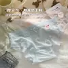 Ropa interior sexy fina de encaje 7A para niñas, Tanga sexy transpirable de cintura media con lazo para mujer, Cómodo de secado rápido para mujer