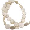 Nuevas cuentas sueltas redondas de concha de agua dulce natural, cuentas de concha blanca, accesorios de joyería para bricolaje, venta al por mayor