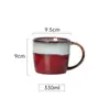 Caneca de Cerâmica de Alta Qualidade Queimada em Forno Vintage, Xícara de Café para Uso Doméstico, Beber Água, Nova Xícara de Cerâmica 2026, Xícara de Café da Manhã para Escritório