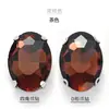 Broca de Garra con Forma Ovalada Broca de Cristal Broca Cosida a Mano Planos Ovalados con Base con Agujeros Material de Accesorios para Ropa DIY