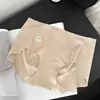 "Piel Color Café Claro con Leche" 7A Hilo de Hielo Antibacterial Sin Costuras Ropa Interior para Mujer 2026 Nuevo Verano Fino Fitness Pantalones Cortos de Triángulo