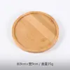 Porta-copos de Bandeja de Bambu, Base para Bandeja DIY Transfronteiriça, Tapetes para Vasos de Suculentas, Personalizável em Pequenas Quantidades, Porta-copos de Bambu Vintage