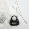 Bolso de Lentejuelas de Diseño de Nicho 2026 Nuevo Bolso de Mano con Cadena Bolso de Hombro Acrílico Bolso Cruzado Brillante de Moda para Mujer