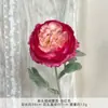 Flor de Loto Artificial de Terciopelo de Cabeza Única, Flor Hecha a Mano, Flor para Boda, Flor Artificial de Seda, Decoración de Escena de Boda, Arreglo de Piso