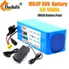 Suministro Exclusivo Transfronterizo de Paquete de Batería de Litio 18650 de Gran Capacidad 36V 10S4P 100Ah 20000W con BMS XT60