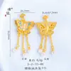 Loja de ouro com forte retenção de cor Vietnã areia ouro profundo sonho borboleta borla pingente diy acessórios colar suéter corrente
