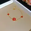 Pulsera de flor de acetato rosa con circonita, ligeramente dulce y delicada, fresca y dulce, joyería con sensación de lujo ligero y alta gama