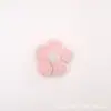 Flor de pompones en stock lana tejida a crochet flor pequeña accesorios para pasador de pelo DIY pasador de pelo de ropa tejida a crochet broche accesorios