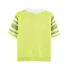 Nueva Moda de Primavera de Comercio Exterior para Mujer Estilo Europeo y Americano Chaqueta Cardigan Polo de Punto Rayado