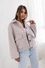 2024 Amazon AliExpress Nuevo Invierno Moda Simple Color Sólido Abrigo de Lana de Color Sólido de un Solo Botón Ropa de Mujer