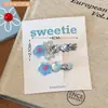 Nuevo traje de horquilla para chica Dopamine, pinza de flequillo acrílica, pinza lateral, maquillaje, horquilla rota, accesorios para el cabello para estudiantes que combinan con todo.
