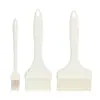 Brocha de Aceite Ancha de Silicona, Set de 3 Piezas de Brochas para Salsa de Hotcakes y Horneado de Cocina, Brocha de Horneado Integrada de Silicona para Uso Doméstico que No Suelta Pelos