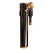 ZORRO ZORRO latón máquina completa forma especial japonés retro tubo único níquel negro creativo texturizado encendedor de queroseno