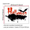 Pegatinas de Pared Nuevas para Halloween 2025 Colecciona Varios Elementos de Terror y Pueden Ser Etiquetadas y Enviadas Transfronterizamente