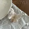 Presilha de borboleta super fada romântica, grampo de cabelo de acetato com temperamento francês, presilha traseira, grampo de cabelo, acessórios de cabelo, adorno de cabeça para mulheres, primavera e verão