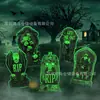 Lápida Luminosa de Halloween Embellecimiento de Patio Accesorios Decorativos de Jardín Aterradores