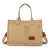 Bolsa feminina nova bolsa de mão feminina para deslocamento bolsa de lona simples bolsa de ombro transversal casual de grande capacidade para mulheres