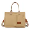 Bolso de Lona Nuevo Transfronterizo para Mujer Gran Capacidad Multibolsillos Bolso de Hombro Bolso para Mujer Aspecto de Alta Calidad Bolso Cruzado Japonés para Mujer