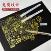 Marcador Acrílico Shanzhi Art Highlight con Logo Personalizado Impreso Dorado Plateado Blanco Pintura Marcador de Secado Rápido Venta al por Mayor