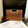 Moda Comércio Exterior Estilo Coreano Bolsa Feminina com Corrente Padrão Crocodilo Modelo Novo Primavera 2026 Versátil Ombro Transversal Bolsa de Mão