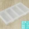 Caja de almacenamiento transparente para herramientas de pintura de diamantes, redonda de 5 cm, con cuentas de arroz y diamantes, de plástico, para decoración de uñas.