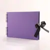 Álbum de Recortes Kraft A4 con Anillas para Viajes de Boda, Más Vendido en Amazon, con Lazo 8x11 pulgadas, Álbum de Fotos DIY