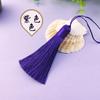 Nudo chino borla pendiente de oreja pendientes marcapáginas diy colgante de abanico de oreja para colgar accesorios de ropa cheongsam Hanfu material