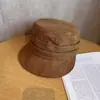 Boina estilo japonés para mujer, gorra plana retro de gamuza nueva, sombrero de pico versátil para otoño e invierno