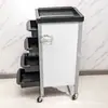 Carro de Herramientas para Salón de Belleza y Peluquería con Gabinete de Almacenamiento Tipo Cajón, Carrito Multifuncional Móvil para Teñido y Permanente de Cabello