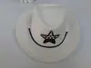 Sombrero de sol de mezclilla estilo coreano de verano para niños y niñas, sombrero de paja para bebé, sombrero de paja para niños con estrella de cinco puntas, venta al por mayor