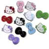 Parche de Lazo Rosa de Gatito para Manualidades de Resina Gato Kt Accesorios Populares para el Cabello Accesorios para Fundas de Teléfono Móvil
