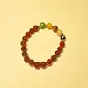 Nuevo Pulsera de Agata Corazón Multi-Tesoro de los Cinco Elementos Chinos para la Suerte y la Riqueza, Unisex, Pulsera de las Cinco Direcciones, Regalo al por Mayor, Nicho