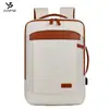 Mochila de Viaje de Negocios para Hombre Transfronteriza, Tacto de Alta Gama, Gran Capacidad, Ampliable, Multifuncional, Impermeable