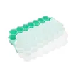 Popular Bandeja de Hielo de Panal de Abeja de 37 Cavidades de Amazon Molde de Cubitos de Hielo de Panal con Tapa Bandeja de Hielo de Silicona Caja de Cubitos de Hielo para Helado
