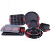 Spot Transfronteiriço Amazon Espessura 0,8mm Cabo de Silicone Assadeira Aço Carbono Revestimento Antiaderente Forma de Bolo