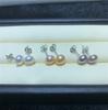 Ventas Directas de Fábrica Pendientes Clásicos de Perlas de Agua Dulce 6-11mm Pendientes de Perla Pendientes para Regalo Promoción