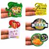 Calcomanía de Fruta Cereza Fresa Yaca Calcomanía de Fruta y Verdura Adhesivo Universal Marca Registrada Personalizada Película Impermeable Logotipo