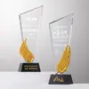 Trophy Company de Cristal Impreso en 3D Competencia al Empleado Destacado Campeón Equipo Honor