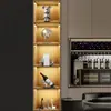 Conjunto de Armário de Vinho, Gabinete de TV para Sala de Estar, Aparador, Itens Decorativos Internos, Prateleira de Exibição Cerâmica Pintada à Mão, Puramente Feito à Mão