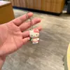 Llavero creativo de gato KT con galvanizado UV, colgante para mochila de estudiante, regalo pequeño, llavero de coche, regalo, venta al por mayor