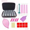 Bolsa de almacenamiento para herramientas de pintura de diamantes, bolsa de almacenamiento para botellas, caja de almacenamiento portátil, kit de herramientas de diamantes de 30.60.120 puntos