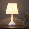 Lámpara de mesa de tela transfronteriza, lámpara de mesita de noche para dormitorio, lámpara de mesita de noche retro nórdica, luz nocturna de ambiente de alta gama, accesorio de iluminación