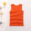 Chaleco de Algodón Puro para Niños Verano Sin Mangas Color Sólido Camiseta sin Mangas para Niños Camisola Pequeña para Niñas Camiseta Interior para Niños Pequeños