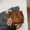 Bolso Retro de Hombro Único para Axila 2025 Nuevo Gran Capacidad Moda Bolso Hobo Bolso de Cuerda Bolso Cruzado con Cadena para Mujeres